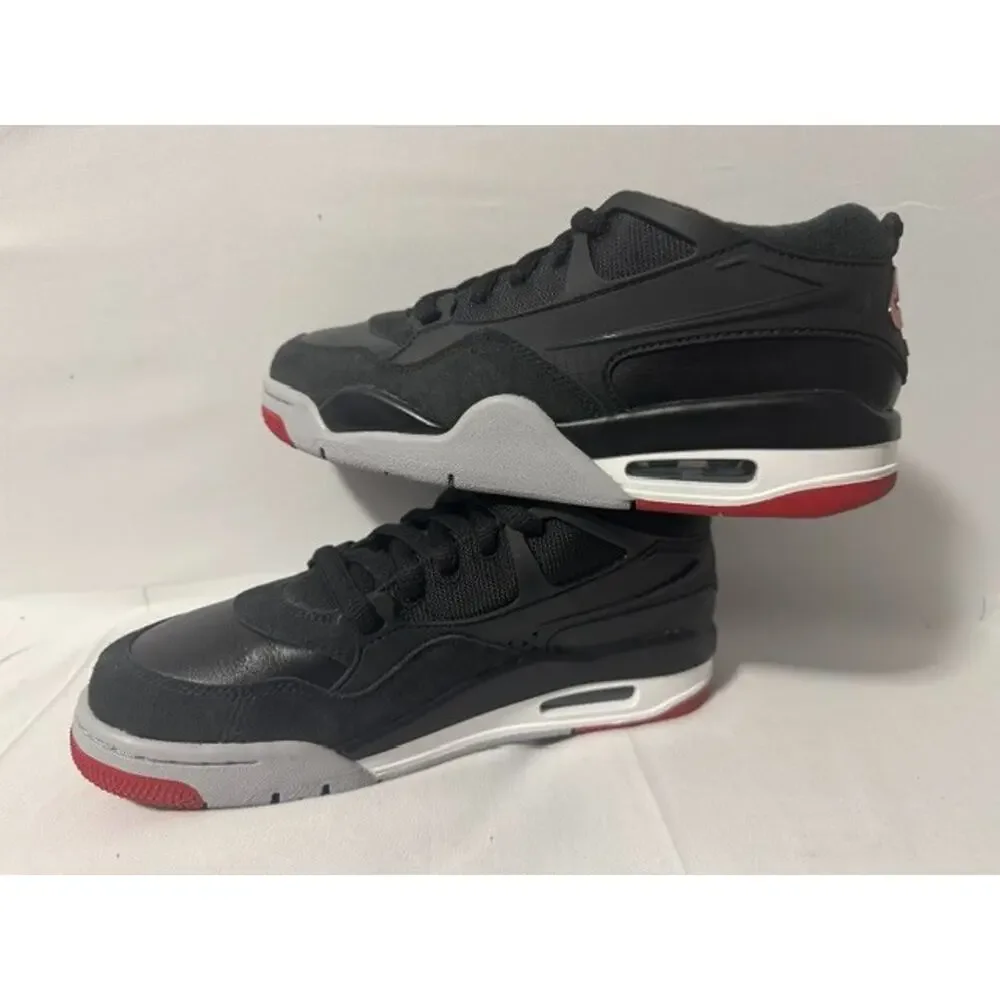 Nike Air Jordan 4 RM (GS) Black/Varisty Red-Wolf Grey 6 Y / 7.5 W N292
